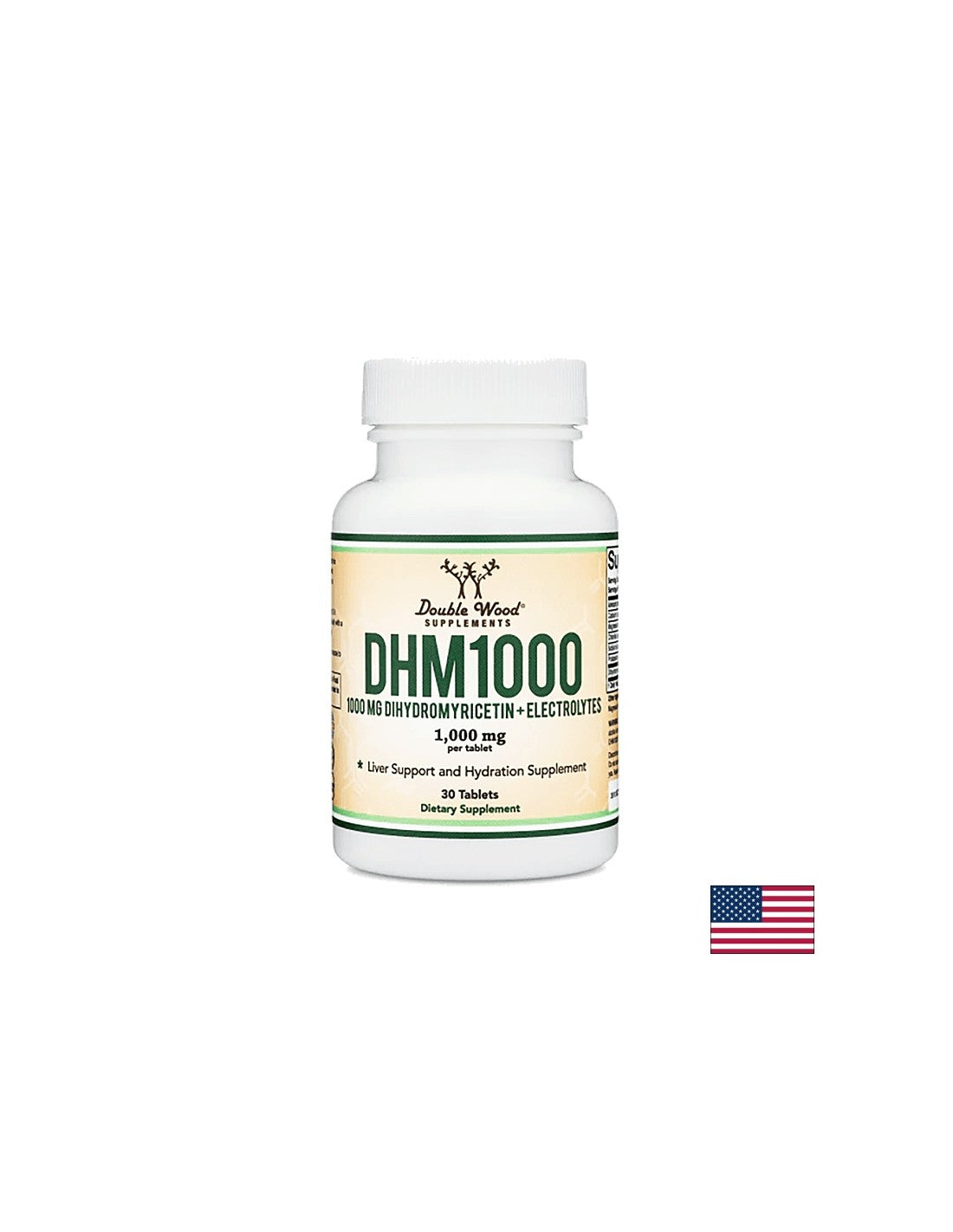 Dihydromyricetin + Electrolytes/ Dihydromyricetin + electrolytes, 30 tablets Double Wood - Nutra Best Europe