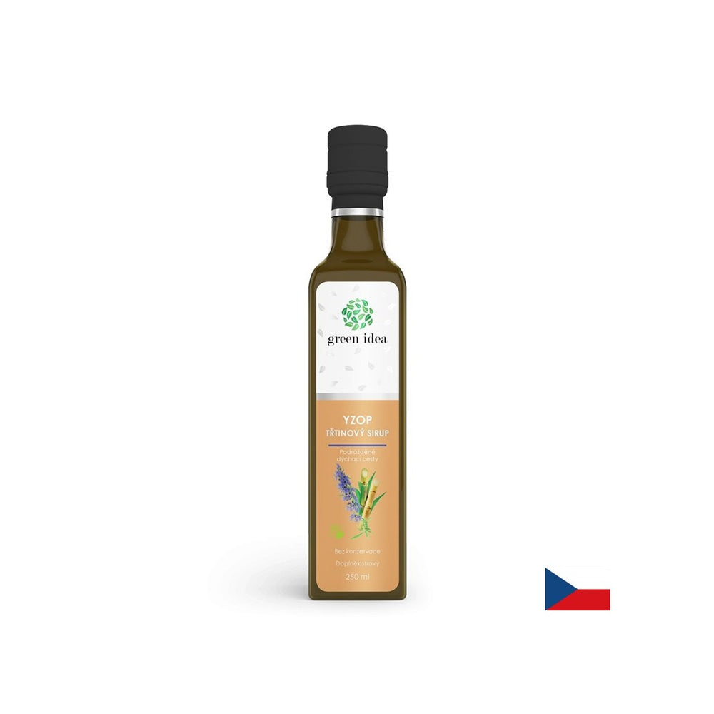 Respiratory system - Cane syrup with hyssop and hibiscus, 250 ml - Nutra Best Europe