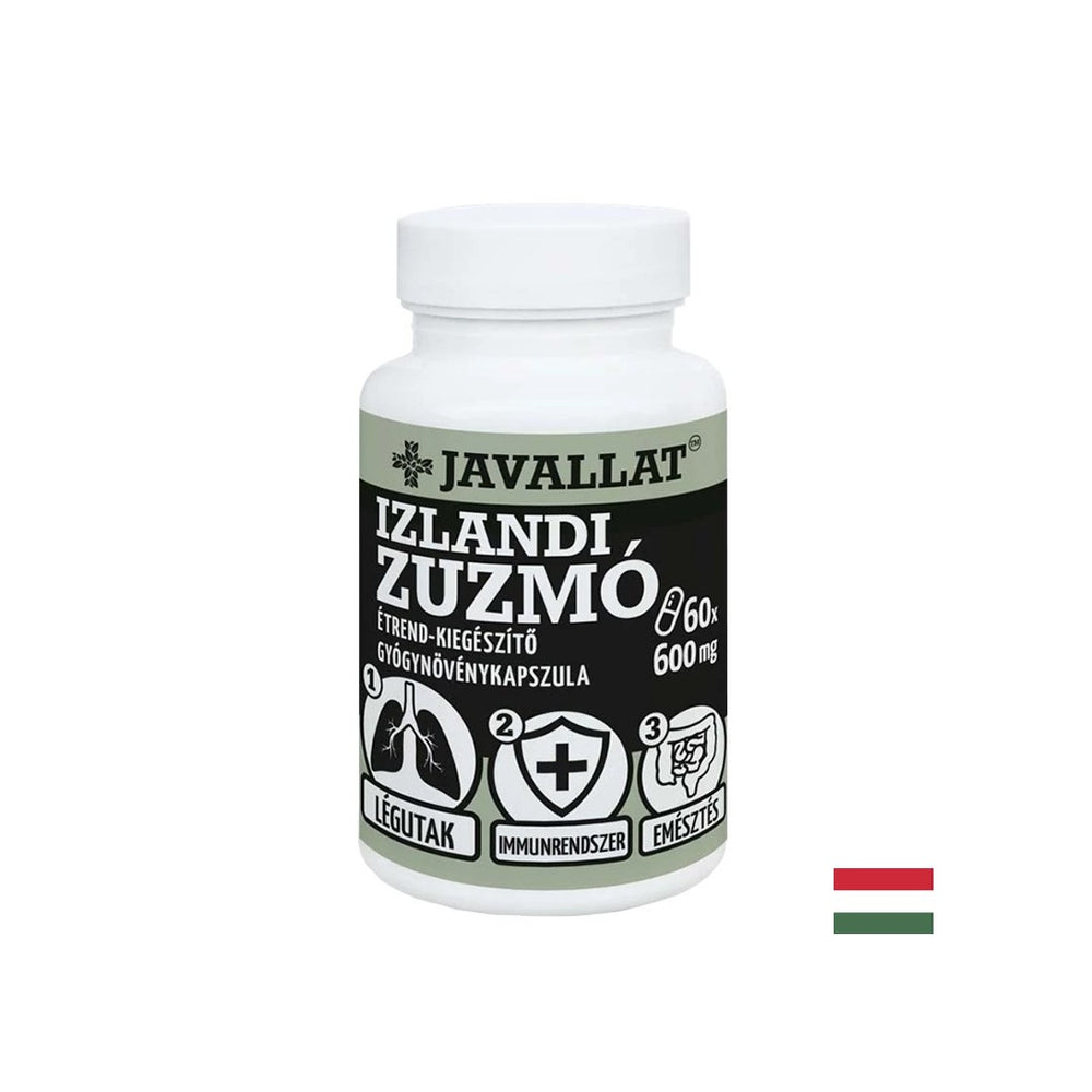 Respiratory tract and immunity - Icelandic lichen, 60 capsules - Nutra Best Europe