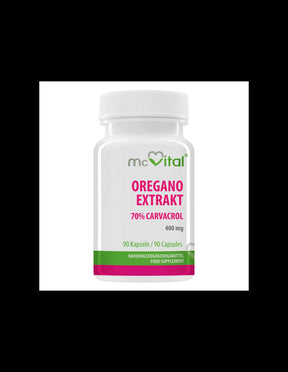 Respiratory tract - McVital Oregano extract 70% Carvacrol, 90 capsules - Nutra Best Europe