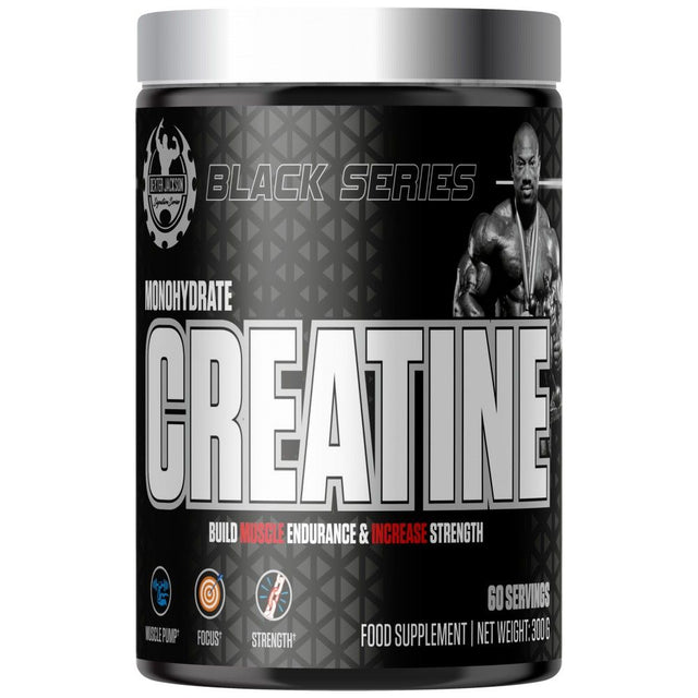 Black Series | Creatine Monohydrate with Vitamin B6 - 300 grams - Nutra Best Europe