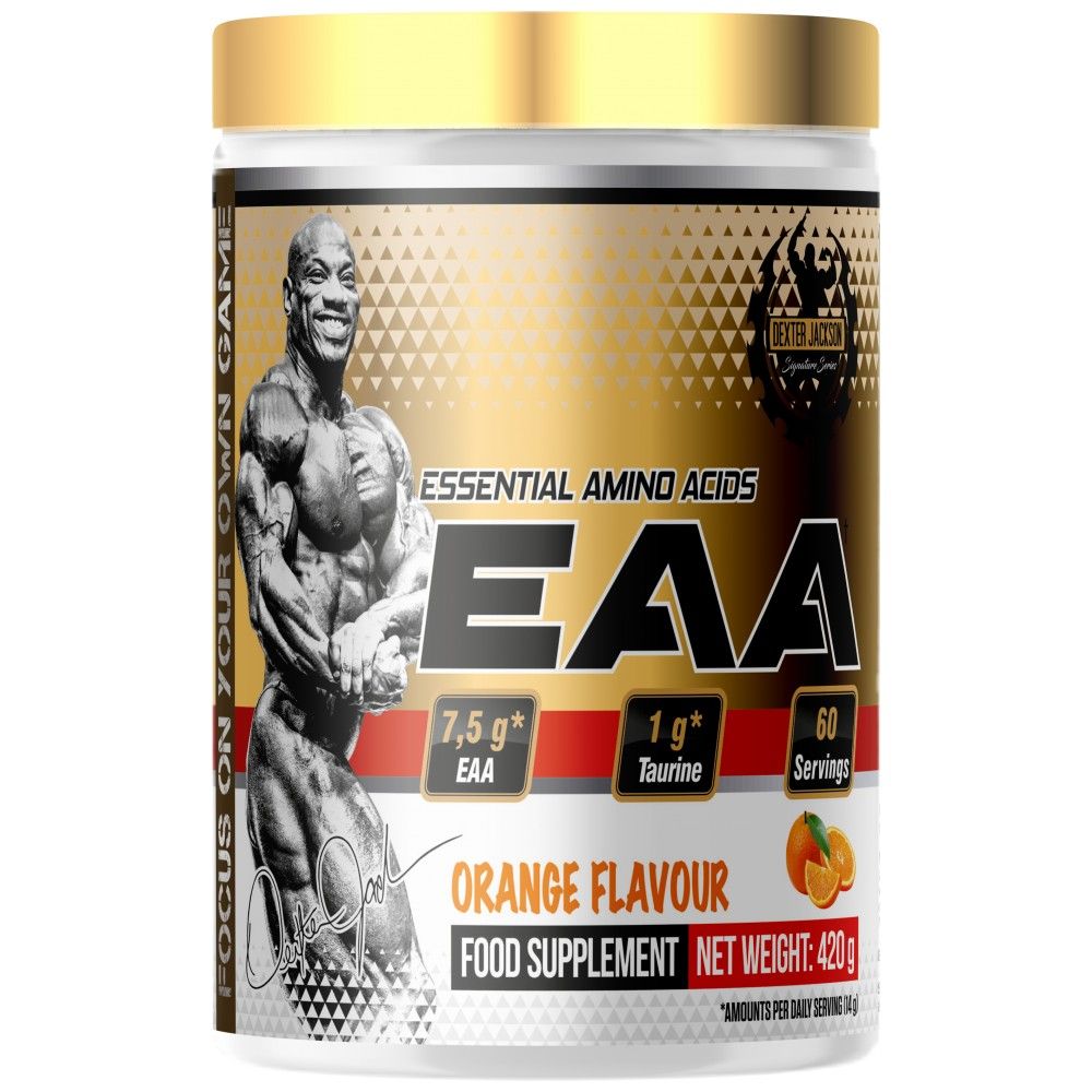Gold Series | EAA Powder ~ Essential Amino Acids + Taurine - 420 grams - Nutra Best Europe
