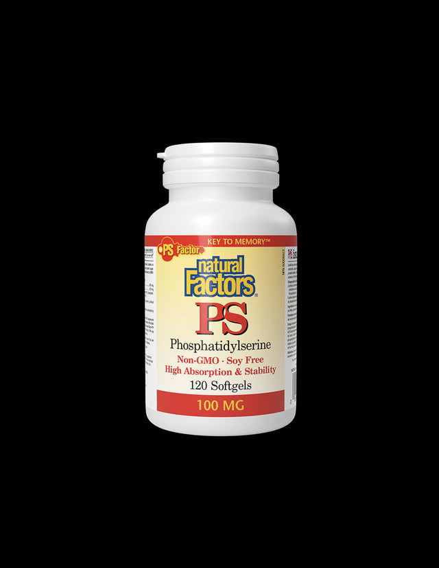PS Phosphatidylserine 100 mg - 120 Gel capsules - Nutra Best Europe