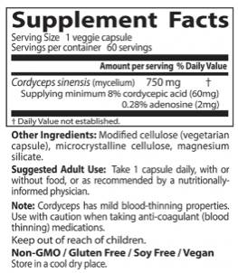 BEST Ultra Cordyceps - 60 capsules - Nutra Best Europe