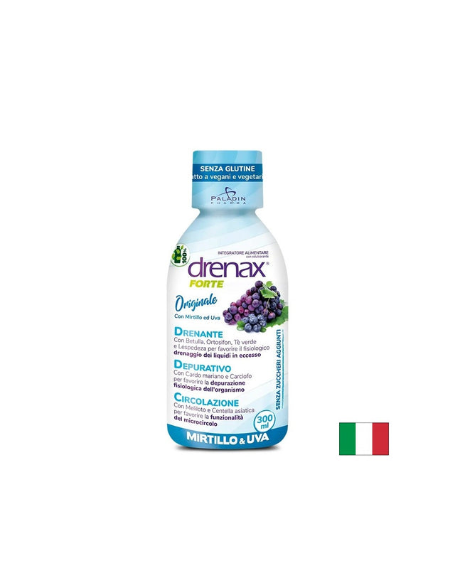 Diuretic formula with grape seed and blueberry - Drenax - Drenax® Forte, 300 ml, 10 doses - Nutra Best Europe