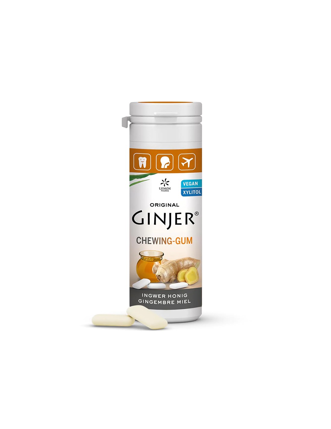 Ginger Chews with Honey Lemon Pharma - Nutra Best Europe