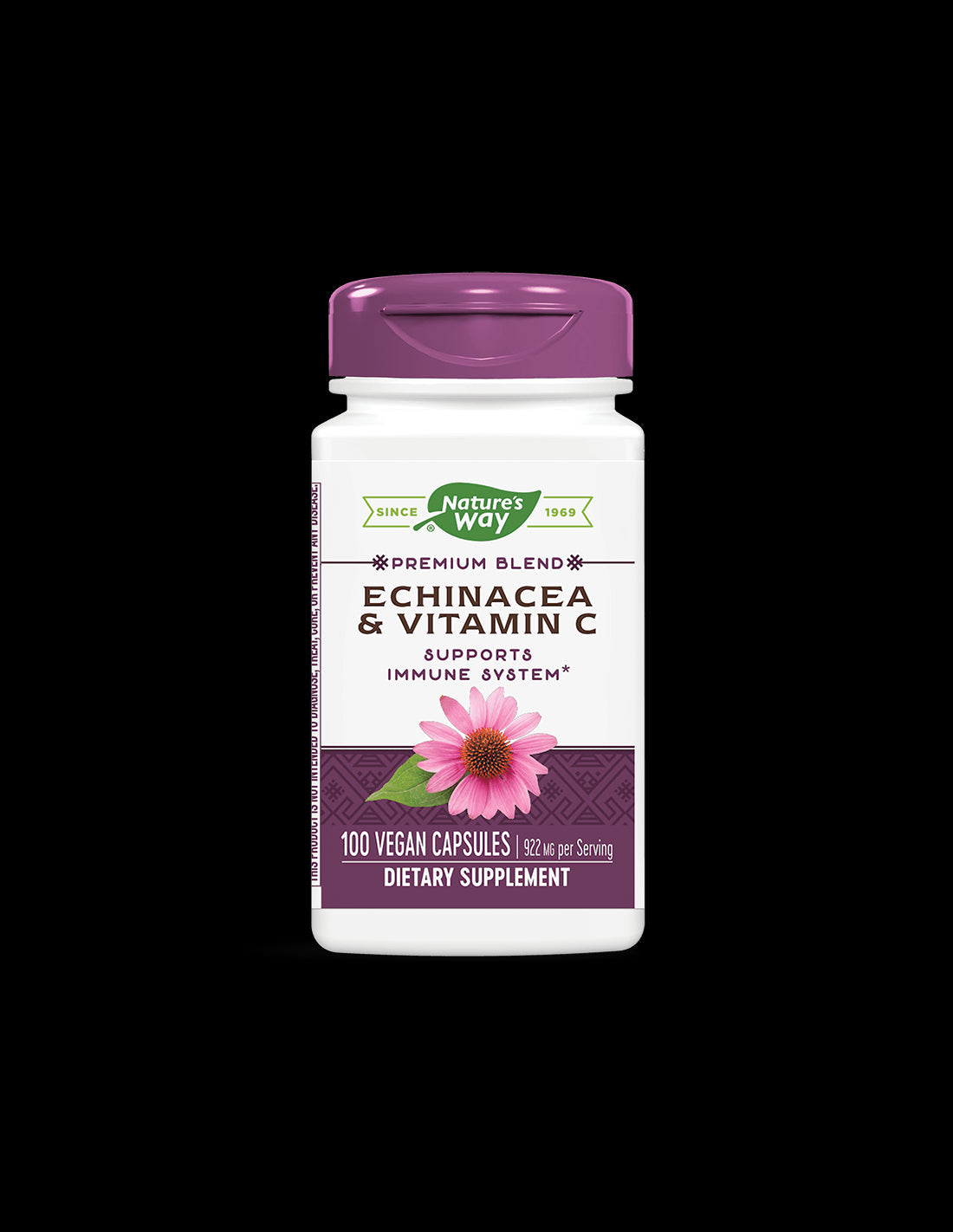 Echinacea + Vitamin C - 100 capsules - Nutra Best Europe
