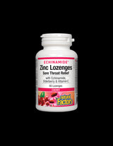 Echinamide® Zinc Lozenges | Sore Throat Relief - 60 Chewables - Nutra Best Europe