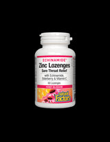 Echinamide® Zinc Lozenges | Sore Throat Relief - 60 Chewables - Nutra Best Europe