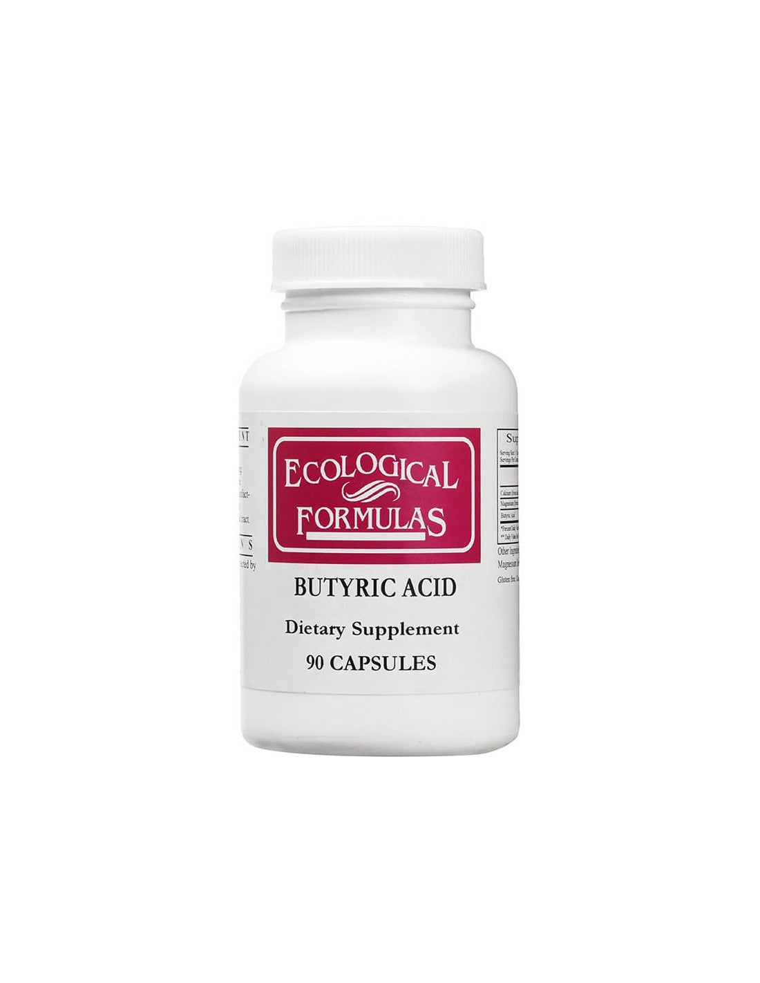 Butyric Acid, 90 capsules Ecological Formulas - Nutra Best Europe