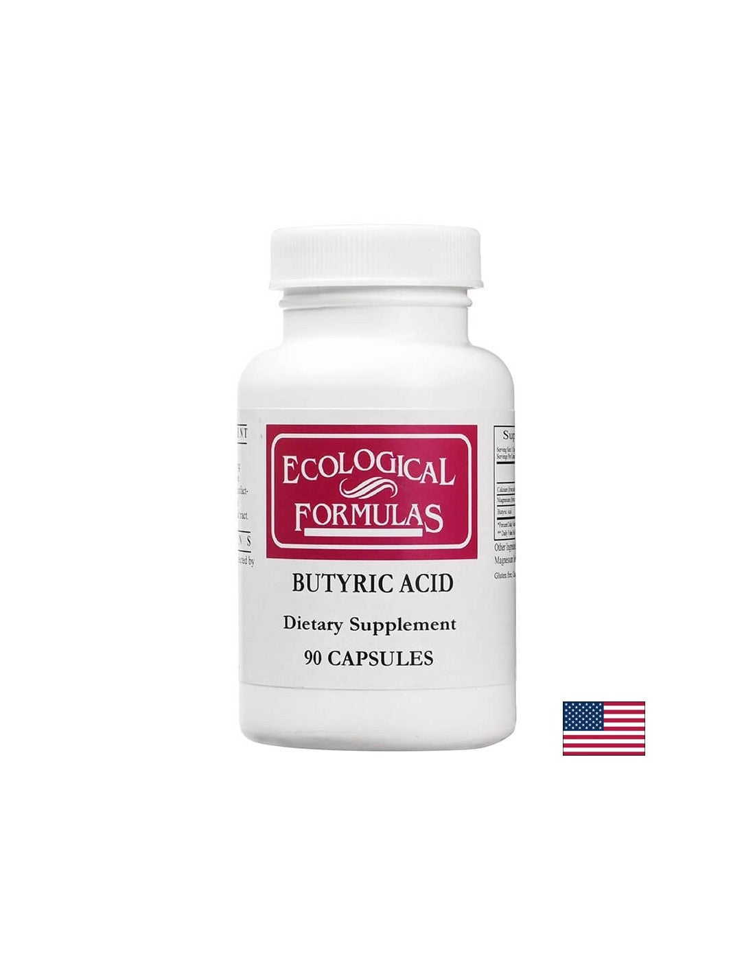 Butyric Acid, 90 capsules Ecological Formulas - Nutra Best Europe