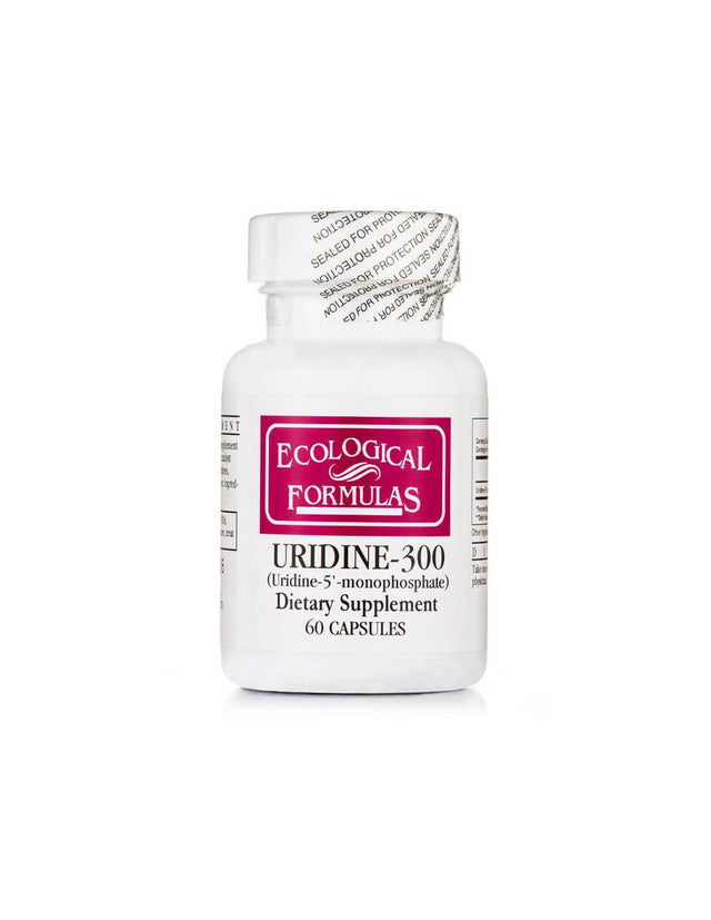 Uridine-300 Uridine-5-Monophosphate / Uridine-300 Uridine-5-Monophosphate, 60 capsules Ecological Formulas - Nutra Best Europe