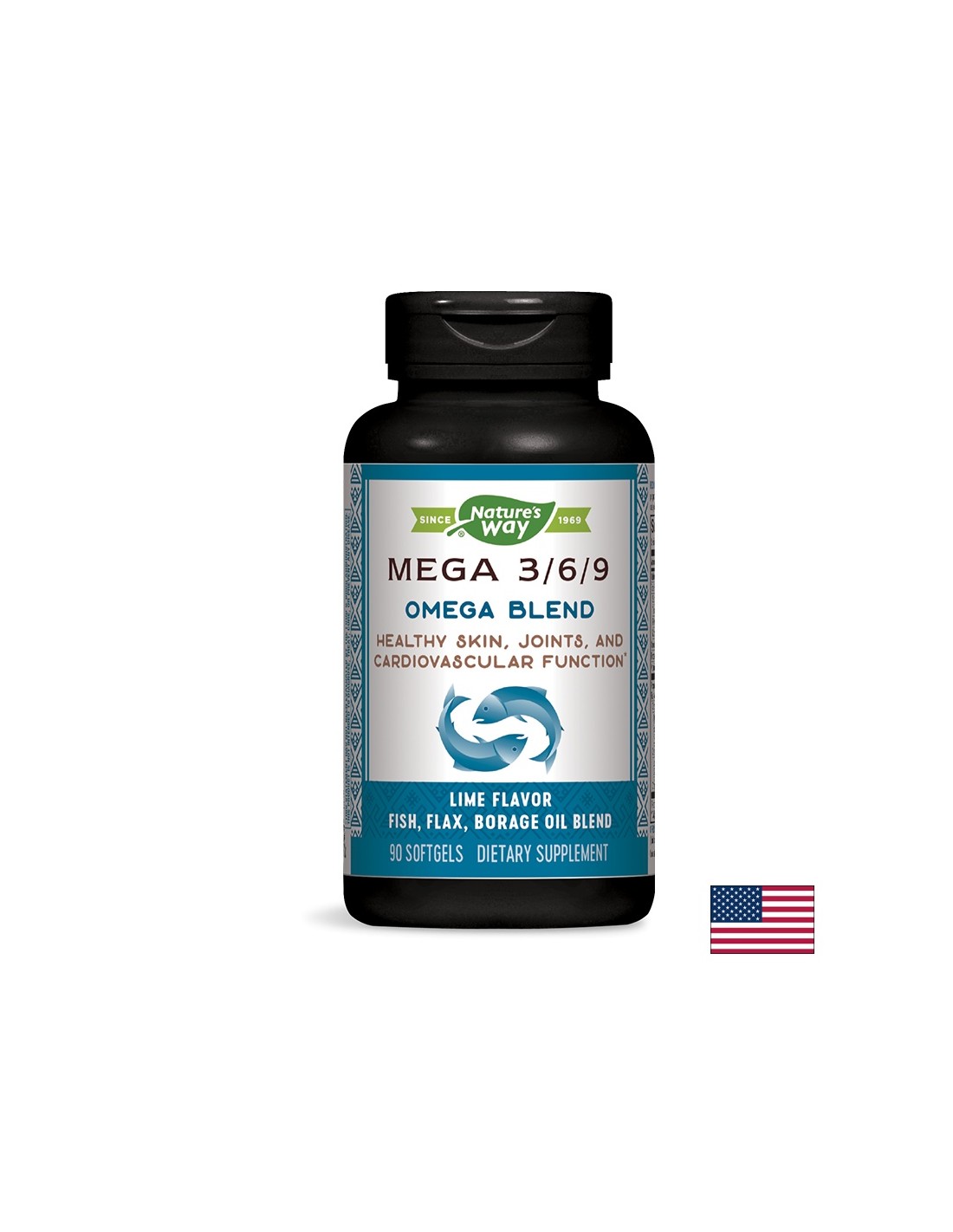 Mega EFA Blend 1350 mg - 90 Softgels - Nutra Best Europe