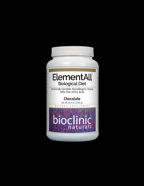 Elemental Diet - ElementAll Biological Diet with chocolate flavor, 1404 g powder Natural Factors - Nutra Best Europe