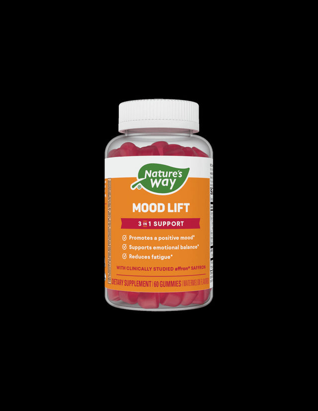 Emotional Balance and Good Mood - Mood Lift Saffron Extract Formula, 60 Gels Nature's Way - Nutra Best Europe