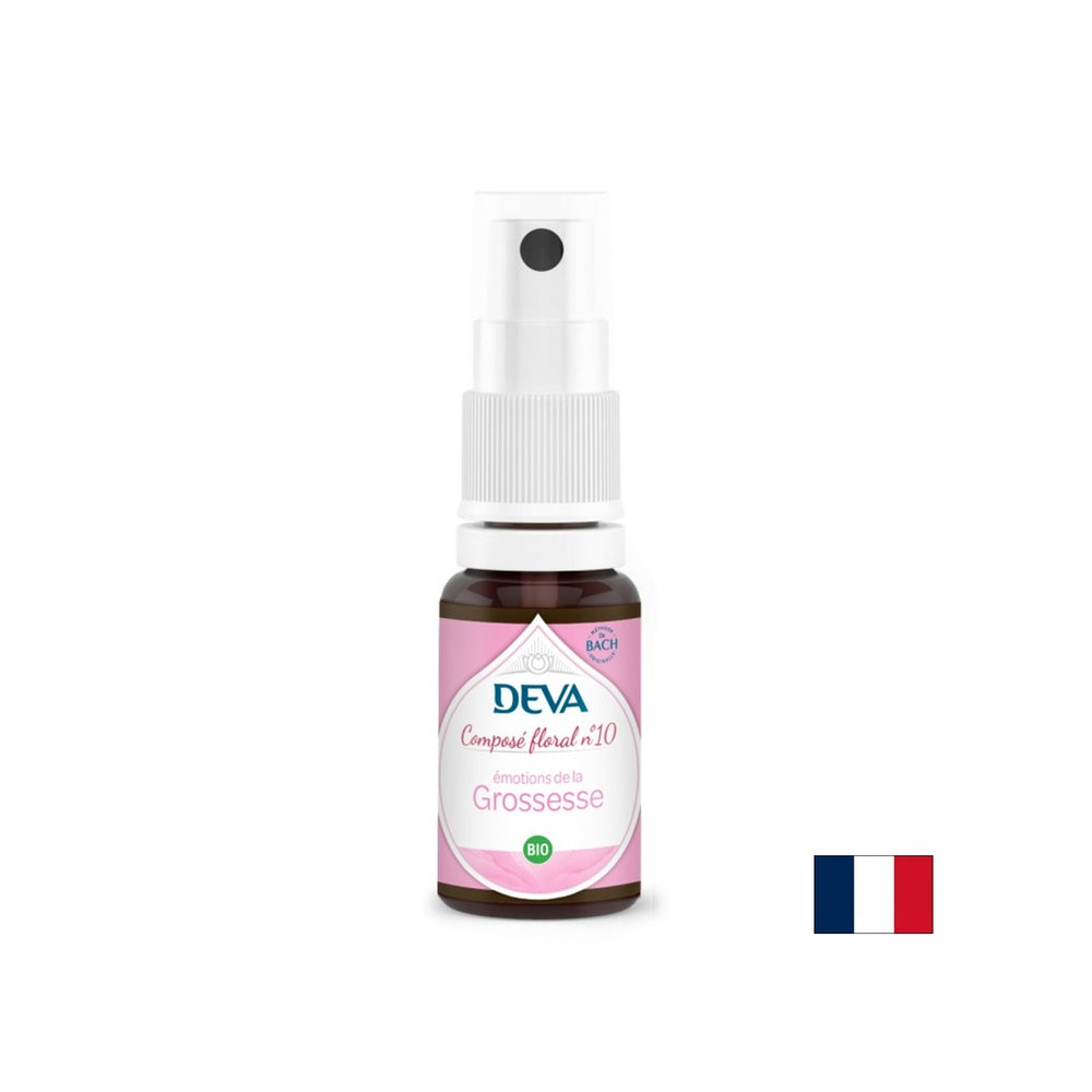 Emotional balance during pregnancy, Bach flower essences No. 10, 15 ml spray - Nutra Best Europe