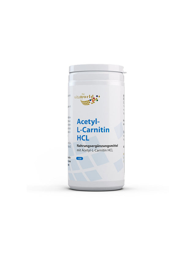 Energy metabolism - Acetyl-L-Carnitine HCL, 120 capsules - Nutra Best Europe