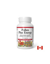 Pollen Plus Energy | With Siberian Ginseng, Bee Propolis and Green Tea - 90 capsules - Nutra Best Europe