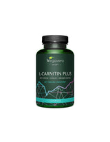 Energy and weight control - L-Carnitine + Chromium, choline and green coffee, 120 capsules - Nutra Best Europe