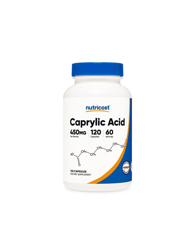 Energy and strong immunity - Caprylic acid, 225 mg x 120 capsules - Nutra Best Europe