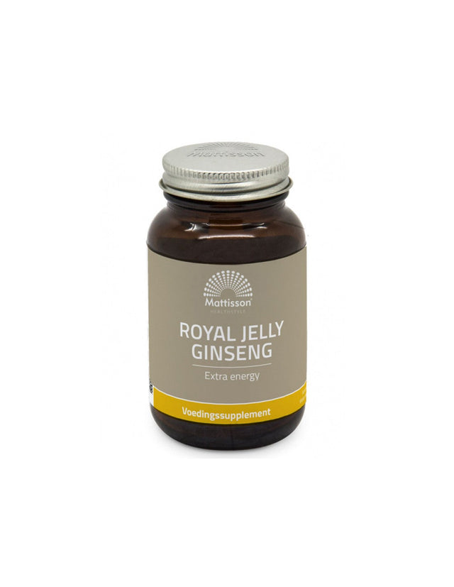 Energy and strong immunity - Royal Jelly + Asian Ginseng, 60 capsules - Nutra Best Europe