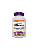 Energy, brain activity and cardiovascular system - Vitamin B50 Complex, 220 tablets - Nutra Best Europe
