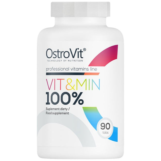 100% Vit&Min - 90 Tablets - Nutra Best Europe