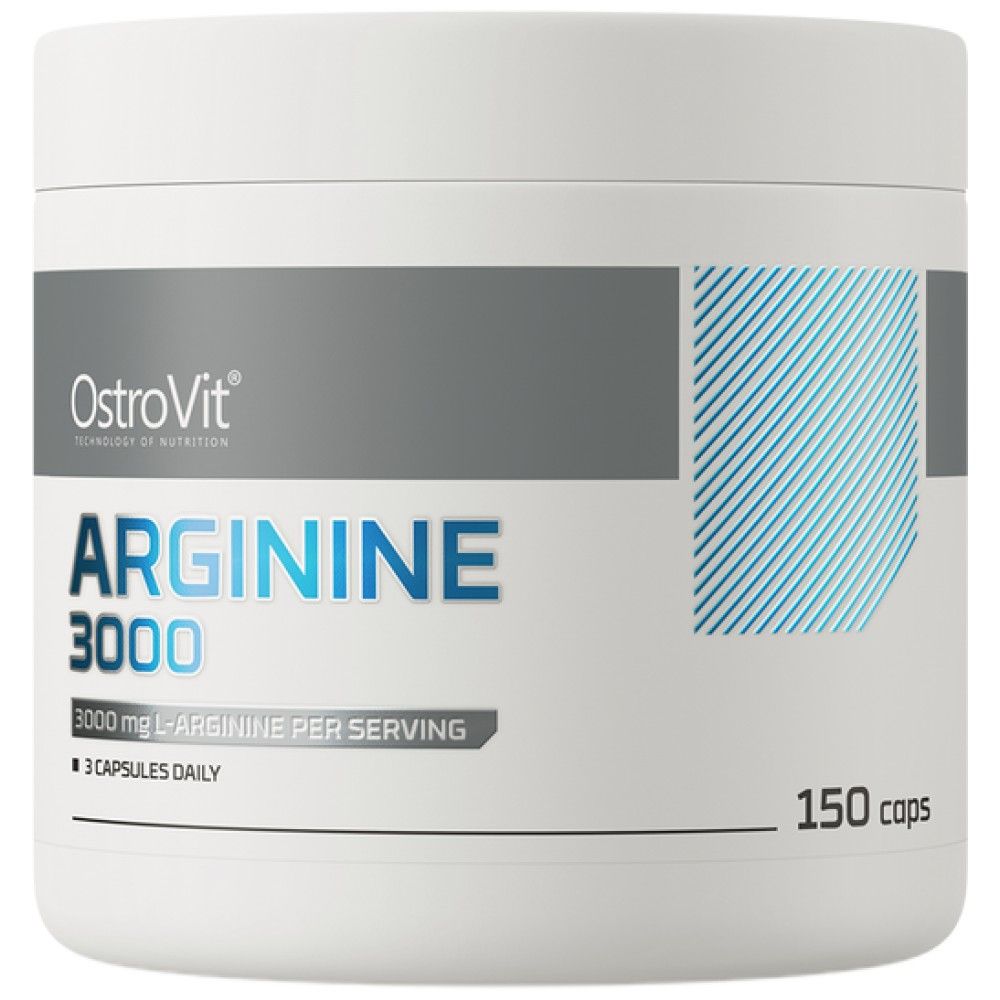 Arginine 3000 / L-Arginine Caps - 150 capsules - Nutra Best Europe