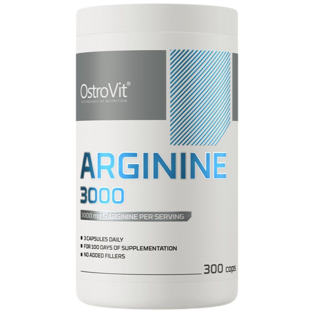 Arginine 3000 / L-Arginine Caps - 150 capsules - Nutra Best Europe