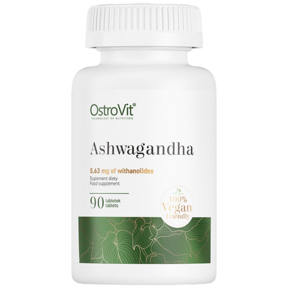 Ashwagandha Extract 375 mg - 200 Tablets - Nutra Best Europe