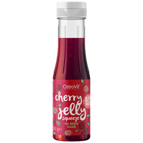 Cherry 83% Jelly Squeeze | No Added Sugar 350 ml - Nutra Best Europe