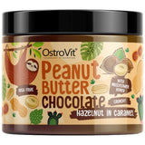 Chocolate Peanut Butter with Hazelnut in Caramel | Crunchy 500 grams - Nutra Best Europe