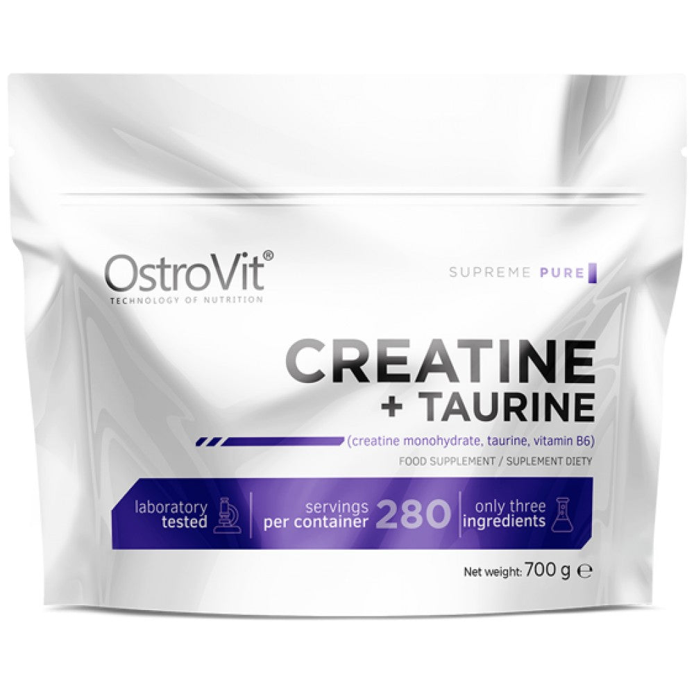 Creatine Monohydrate + Taurine Powder 700 grams - Nutra Best Europe