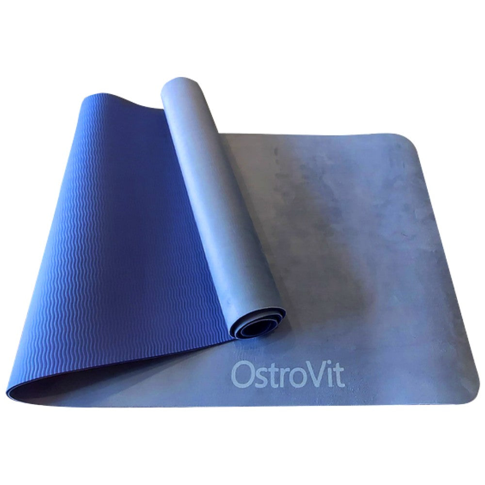 Exercise Yoga Mat with Plush Microfiber | Yoga Training Mat with Plush Microfiber Cover 183 x 61 x 0.5 cm - Nutra Best Europe