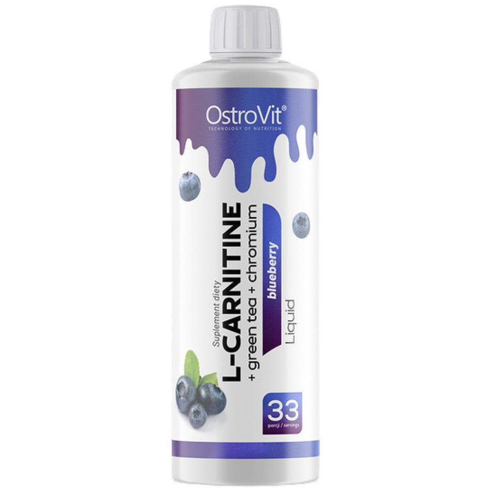 L-Carnitine Liquid | + Green Tea and Chromium 500 ml - Nutra Best Europe