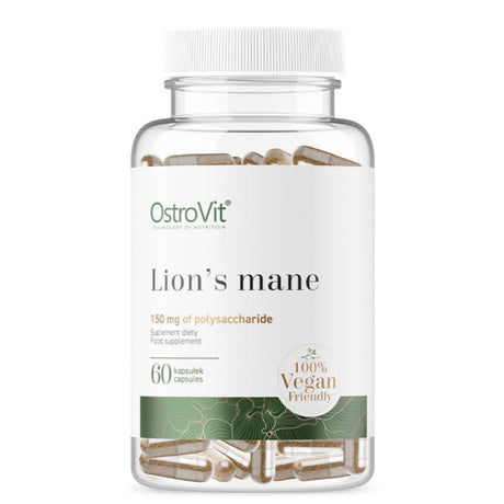 Lion's Mane 500 mg / Vege 60 capsules - Nutra Best Europe