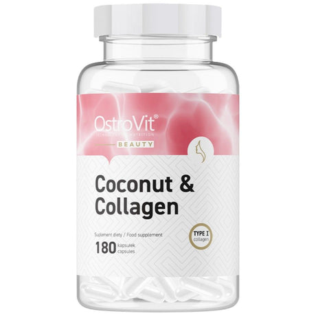 Coconut & Collagen | Marine Collagen with MCT - 180 capsules - Nutra Best Europe