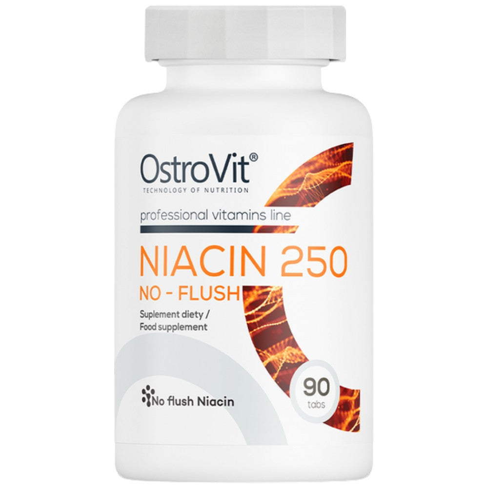 Niacin 250 | No-Flush 90 Tablets - Nutra Best Europe