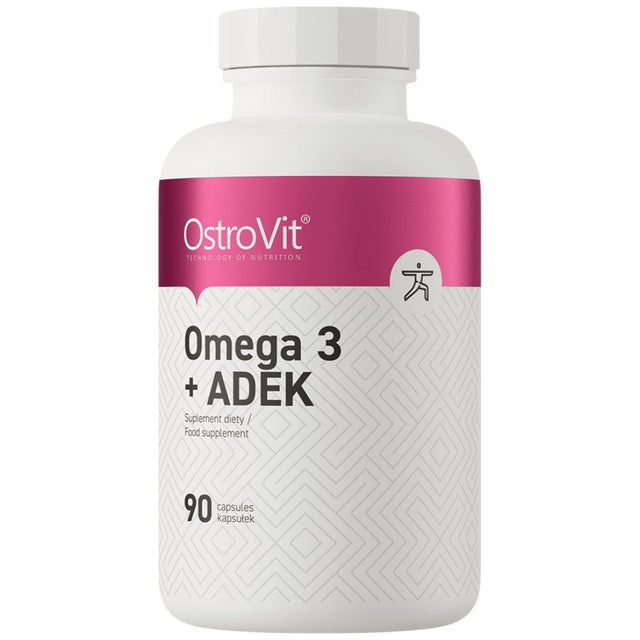 Omega 3 + ADEK / Vitamin A + D + E + K - 90 Gel capsules - Nutra Best Europe
