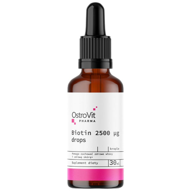 Biotin 2500 mcg Drops 30 ml - Nutra Best Europe