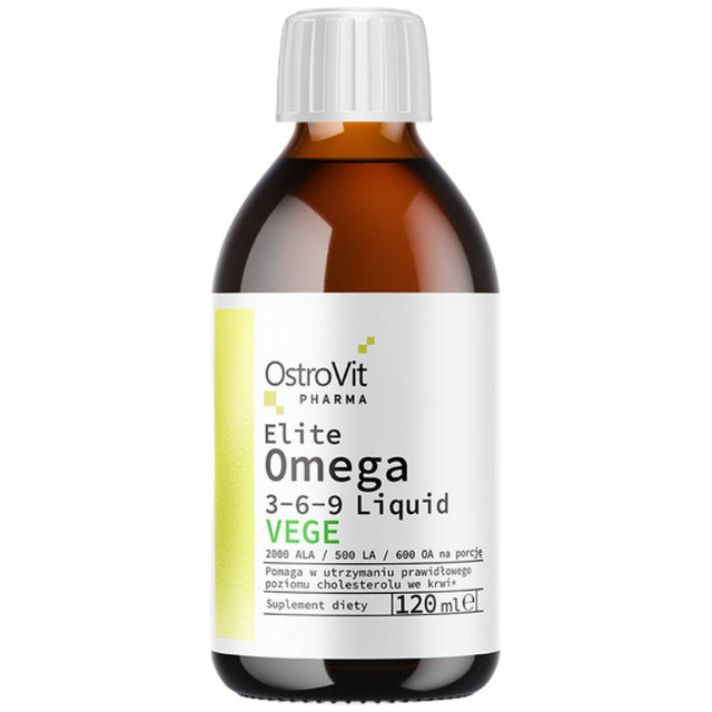 Elite Omega 3-6-9 Liquid | Vege 120 ml - Nutra Best Europe