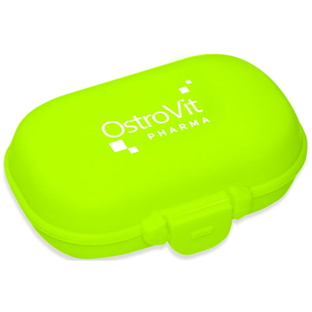 Ostrovit Pillbox / Box for capsules / Neon Green - Nutra Best Europe