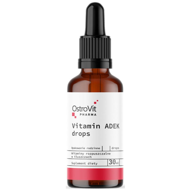 ADEK Drops / Vitamin A + D + E + K 30 ml - Nutra Best Europe