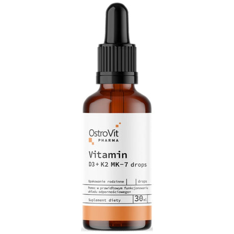 Vitamin D3 + K2 MK-7 Drops 30 ml - Nutra Best Europe