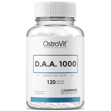 DAA 1000 / D-Aspartic Acid 120 capsules - Nutra Best Europe