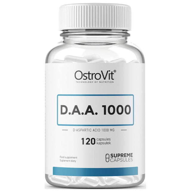 DAA 1000 / D-Aspartic Acid 120 capsules - Nutra Best Europe