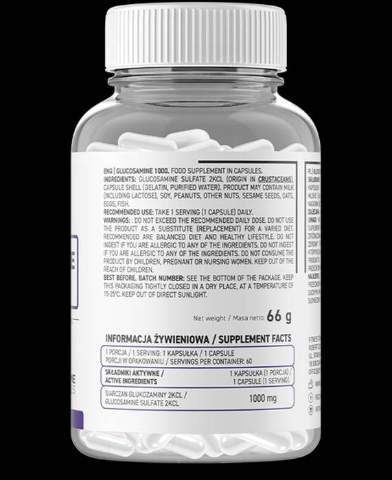 Glucosamine Sulfate 1000 60 capsules - Nutra Best Europe