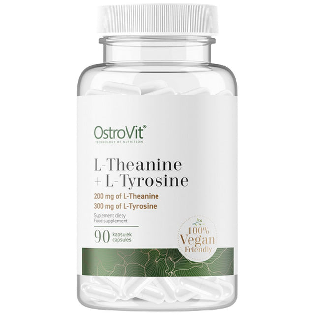 L-Theanine + L-Tyrosine / Vege 90 capsules - Nutra Best Europe