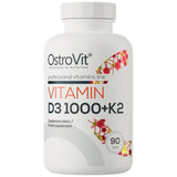 Vitamin D3 1000 IU + K2 50 mcg 90 Tablets - Nutra Best Europe
