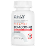 Vitamin D3 4000 + K2 100 mcg / Limited Edition 110 Tablets - Nutra Best Europe